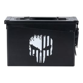 Cutie de munitie Cal. 30 mm Punish Skull - Negru