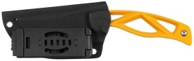 Cutit Skeleton cu teaca Kydex - Galben