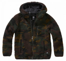 Hanorac teddyfleecejacket copii Brandit - Woodland
