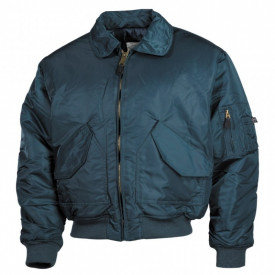 Jacheta aviator US CWU mod - Albastru marin