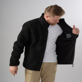 Jacheta Pentagon Summit Sherpa Fleece - Negru