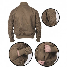 Jacheta US aviator tactical - Coyote