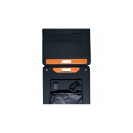 Kit camping si pescuit PYRAMID®, compus din Panou solar pliabil 60W cu cablu DC si Power Bank 40800 mAh cu 2 x USB si iesire AC