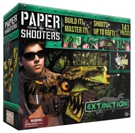 Kit pusca din carton cu munitie din hartie Guardian Extinction