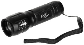 Lanterna Fox Mini 3 W cu functie de focus - Negru