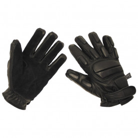 Manusi din piele anti-cut protect - Negru