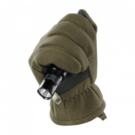 Manusi fleece Thinsulate - Oliv