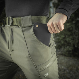 Pantaloni Soft Shell Winter - Oliv