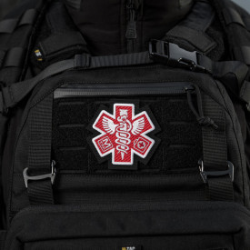 Patch M-Tac Paramedic brodat - Negru