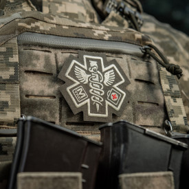 Patch M-Tac Paramedic brodat - Oliv