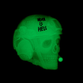 Patch naszywka War is Hell 3D PVC - Fosforescent
