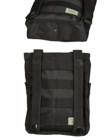 Pouch Molle Mil-Tec mare + kit prim ajutor gratuit - Negru