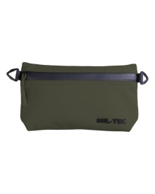 Pouch pentru accesorii 20.5x12.5x1 cm - Oliv