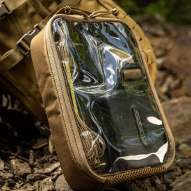 Pouch transparent Elite Large (30Х19 cm) M-Tac - Coyote