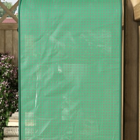 Sera pentru balcon si terasa din otel si PE 69x49x158 cm - Verde