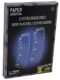 Set 2 incarcatoare Paper Shooters pentru seria Zombie