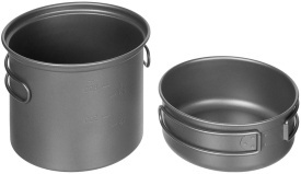 Set de gatit Fox din titan - Gri