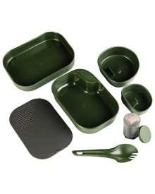 Set suedez 7 piese - Oliv