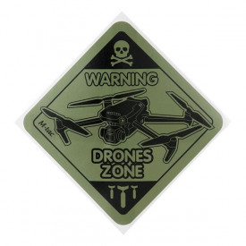 Sticker M-Tac Drone Zone large - Oliv
