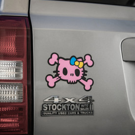 Sticker M-Tac Hello DEAD Kitty Large