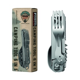 Tacam multifunctional pentru camping 6-in-1
