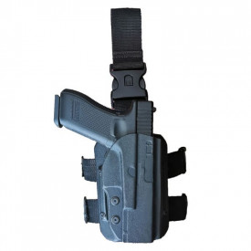Toc pistol Glock 17,19 din Kydex - Negru