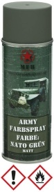 Vopsea militara mata spray 400 ml - NATO Green