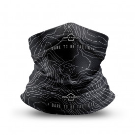 Bandana Skiron Topographic map - Negru