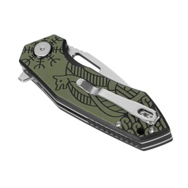 Briceag M-Tac Type 12 Scandinavian Stonewash  - Oliv