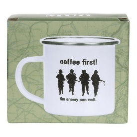 Cana emailata Coffee First 300ml - Alba