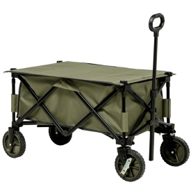 Carucior pliabil pentru transport 108 x 55 x 93 cm - Verde