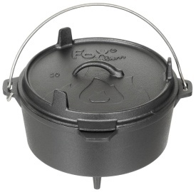 Ceaun din fonta Dutch Oven 3.8 l Fox - Negru