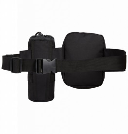 Centura cu pouch si husa pentru bidon - Negru