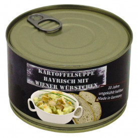 Conserva supa de cartofi cu carnati Wiener 400 g