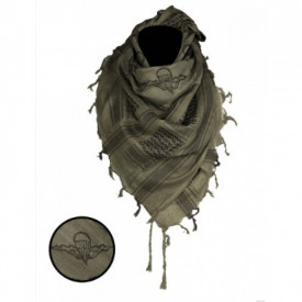 Esarfa shemagh paratrooper - Oliv negru