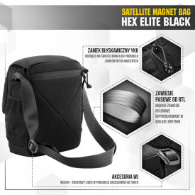 Geanta de umar Satellite Elite Hex M-Tac - Negru