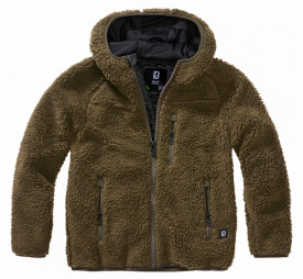 Hanorac teddyfleecejacket copii Brandit - Oliv