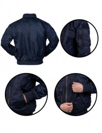 Jacheta US aviator tactical - Albastru
