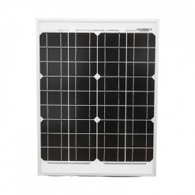 KIT PANOU SOLAR 20W, PYRAMID®, FOTOVOLTAIC, MONOCRISTALIN, CONTROLLER 30A 12/24V , CABLU CONECTARE, TENSIUNE 18V, PS-PYR20