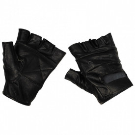Manusi din piele Deluxe - Negru