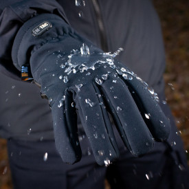 Manusi fleece soft shell Thinsulate - Albastru