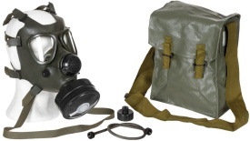 Masca de gaze romaneasca M85 cu filtru inclus - Oliv