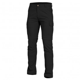 Pantaloni lungi/scurti gomati - Negru