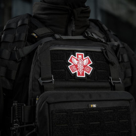 Patch M-Tac Paramedic brodat - Negru