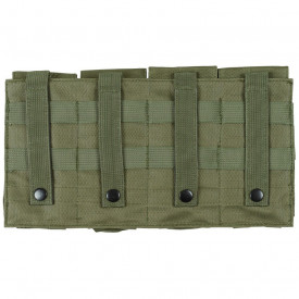 Pouch munitie 4 compartimente MOLLE - Oliv 