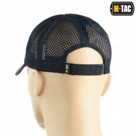 Sapca tactica M-Tac baseball cu velcro si plasa - Navy