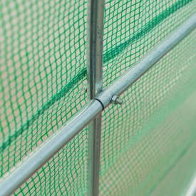 Sera tip tunel de gradina structura din otel 4,5x2x2 m - Verde