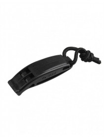 Set 2 fluiere tactice de semnalizare Molle - Negru