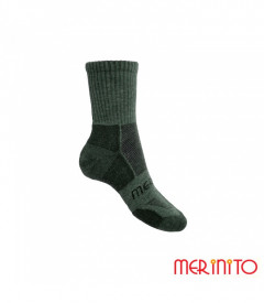 Sosete dama Merinito Outdoor Quarter - Oliv