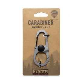 Suport pentru chei cu carabina 2-în-1 Fosco